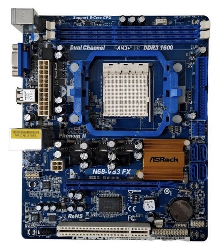 Asrock n68 vs3 mainboard - asrock, fx